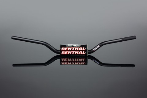 RENTHAL KIEROWNICA 1,1/8 CALA (28,6MM) MX FATBAR HANDLEBAR BLACK ELI TOMAC BLACK KOLOR CZARNY Z GĄBKĄ