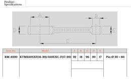 ROYAL RODS KORBOWÓD KTM (4T) SXF 350 (SX-F350) '16-'20, EXCF 350 (EXC-F350) '17-'23