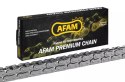 AFAM 2026/04 ŁAŃCUCH NAPĘDOWY ROAD / OFF ROAD A428R1-G 136L (125-200CCM) (ZAPINKA) KOLOR ZŁOTY