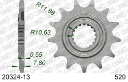 AFAM 2026/04 ZĘBATKA PRZEDNIA 2320 13 HONDA CRF 250R '18-'23 (JTF1344.13) (ŁAŃC. 520)