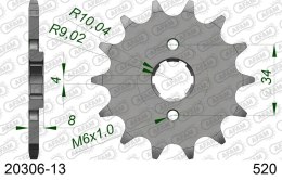 AFAM 2026/04 ZĘBATKA PRZEDNIA 267 13 HONDA CRF 230L '08-'10, XL 250R '84-'97 (JTF287.13) (ŁAŃC. 520)