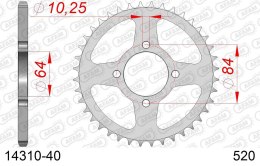 AFAM 2026/04 ZĘBATKA TYLNA 4302 40 SUZUKI LTZ 400 QUADSPORT '03-'08 (JTR1826.40) (ŁAŃC. 520)