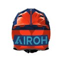 AIROH KASK CROSS / ENDURO / ATV / QUAD TWIST 3 FANCY BLUE ORANGE KOLOR CZARNY/POMARAŃCZOWY/NIEBIESKI ROZMIAR M