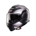 CABERG KASK SZCZĘKOWY FLIP-BACK (SZCZĘKA DO TYŁU) MODEL TRIP LUNAR SOLID KOLOR CZARNY MAT/BIAŁY/SZARY ROZMIAR L (PINLOCK W ZESTA