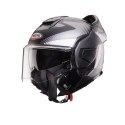 CABERG KASK SZCZĘKOWY FLIP-BACK (SZCZĘKA DO TYŁU) MODEL TRIP LUNAR SOLID KOLOR CZARNY MAT/BIAŁY/SZARY ROZMIAR XL (PINLOCK W ZEST