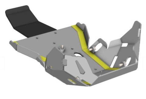 CROSSPRO OSŁONA SILNIKA ALUMINIOWA PASUJE DO: SUZUKI DR-Z4S, DR-Z4SM, DR-Z (DRZ) 400 '25-, KOLOR SREBRNY