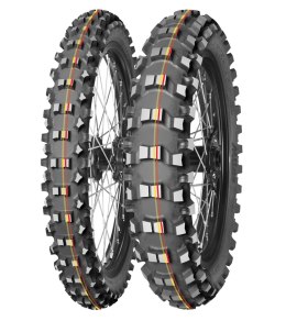 MITAS OPONA 90/100-14 TERRA FORCE-MX SM 49M (CZERWONO-ŻÓŁTY PASEK) TT TYŁ DOT 2026 (DOT:XJDS) (460050) (ZAMIENNIK:70000173)