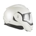 NOX PREMIUM KASK SZCZĘKOWY FLIP-BACK (SZCZĘKA DO TYŁU) Z BLENDĄ SPINNER KOLOR BIAŁY POŁYSK ROZMIAR XXL