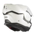 NOX PREMIUM KASK SZCZĘKOWY FLIP-BACK (SZCZĘKA DO TYŁU) Z BLENDĄ SPINNER KOLOR BIAŁY POŁYSK ROZMIAR XXL