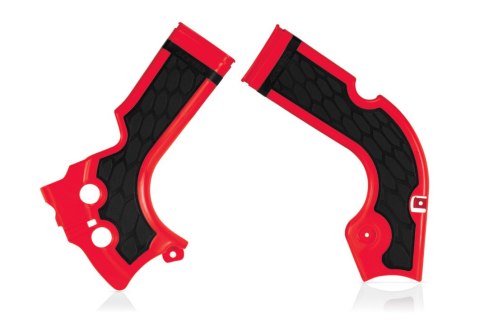 ACERBIS OSŁONY RAMY X-GRIP HONDA CRF 250 R '14-'17, CRF 450 '13-'16 KOLOR CZERWONY / CZARNY
