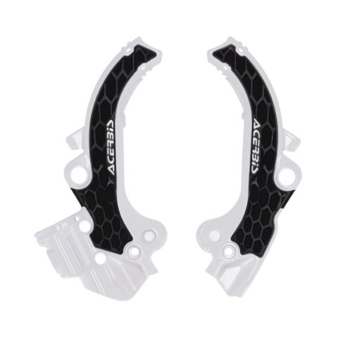 ACERBIS OSŁONY RAMY X-GRIP KTM SX 65 '24-'26, GAS GAS MC 65 '24-'26, HUSQVARNA TC 65 '24'-26 KOLOR BIAŁY / CZARNY