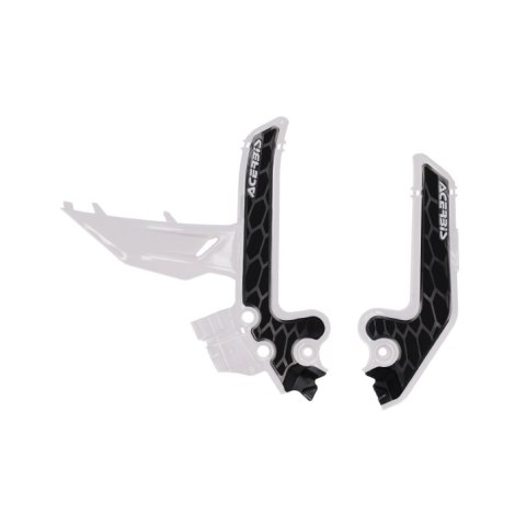 ACERBIS OSŁONY RAMY X-GRIP KTM SX 85 '25-'26, GAS GAS MC 85 '25-'26 KOLOR BIAŁY / CZARNY