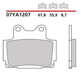 BREMBO 2026/05 KLOCKI HAMULCOWE KH104 GENUINE CARBON CERAMIC (PÓŁMETALICZNE MIESZANKA OEM) PRZÓD/TYŁ