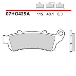 BREMBO 2026/05 KLOCKI HAMULCOWE KH261 / KH281 SINTER SA (SPIEK METALICZNY) PRZÓD (ECE R90)