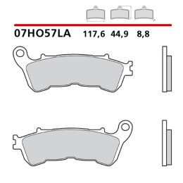 BREMBO 2026/05 KLOCKI HAMULCOWE KH388 SINTER LA (SPIEK METALICZNY) PRZÓD (ECE R90)