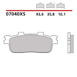 BREMBO 2026/05 KLOCKI HAMULCOWE KH427 SCOOTER SINTER XS (SPIEK METALICZNY) PRZÓD/TYŁ (ECE R90)