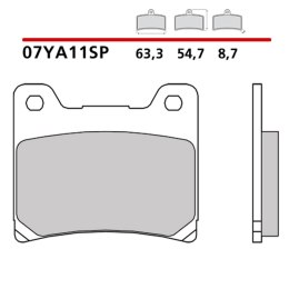 BREMBO 2026/05 KLOCKI HAMULCOWE KH88 SINTER SP (SPIEK METALICZNY) TYŁ (ECE R90)