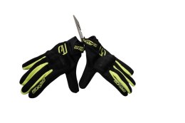 FIVE GLOVES RĘKAWICE TEKSTYLNE GLOBE EVO KOLOR CZARNY/ŻÓŁTY FLUO ROZMIAR 9 (M)