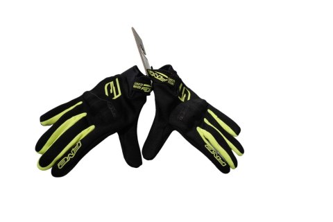 FIVE GLOVES RĘKAWICE TEKSTYLNE GLOBE EVO KOLOR CZARNY/ŻÓŁTY FLUO ROZMIAR 9 (M)