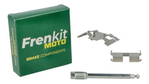 FRENKIT MOTO 2026/05 ZESTAW BLASZEK USTALAJĄCYCH, TRZPIENI I ZABEZPIECZEŃ ZACISKU HAMULCOWEGO NISSIN PRZÓD KAWASAKI VN 650 VULCA