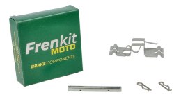 FRENKIT MOTO 2026/05 ZESTAW BLASZEK USTALAJĄCYCH, TRZPIENI I ZABEZPIECZEŃ ZACISKU HAMULCOWEGO NISSIN PRZÓD YAMAHA BT 1100 BULDOG