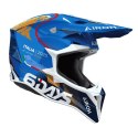 AIROH KASK CROSS / ENDURO / ATV / QUAD WRAAAP 6DAYS ITALY 2025 KOLOR NIEBIESKI/CZARNY/ BIAŁY ROZMIAR S