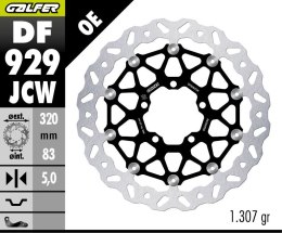 GALFER TARCZA HAMULCOWA PRZÓD TRIUMPH TIGER 850 '24; TIGER 900 '20-'24; TIGER 1200 '20-'24; SPEED TRIPLE 1050/1200 '18-'24; ROCK