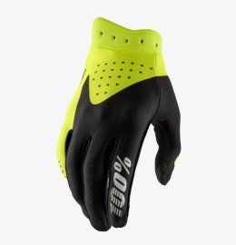 100 PROCENT RĘKAWICE CROSS/ENDURO ITRACK BLACK/FLUO YELLOW KOLOR CZARNY/ŻÓŁTY FLUO ROZMIAR S