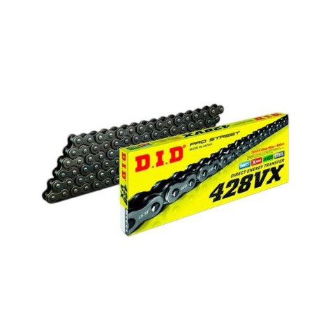 DID ŁAŃCUCH NAPĘDOWY 428VX-140 (120 OGNIW) X-RING (OTWARTY + ZAKUWKA)