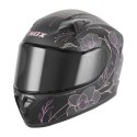 NOX KASK INTEGRALNY (FULL FACE) N731 SPRING KID / JUNIOR (DZIECIĘCY) KOLOR CZARNY MAT/RÓŻOWY ROZMIAR XL