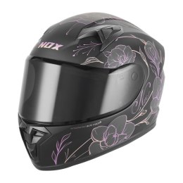 NOX KASK INTEGRALNY (FULL FACE) N731 SPRING KID / JUNIOR (DZIECIĘCY) KOLOR CZARNY MAT/RÓŻOWY ROZMIAR XL