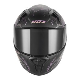NOX KASK INTEGRALNY (FULL FACE) N731 SPRING KID / JUNIOR (DZIECIĘCY) KOLOR CZARNY MAT/RÓŻOWY ROZMIAR XL