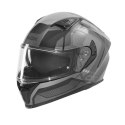 NOX WYPRZEDAŻ KASK INTEGRALNY (FULL FACE) Z BLENDĄ N402 MENTOR KOLOR CZARNY/SZARY ROZMIAR S