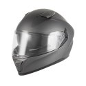 NOX KASK INTEGRALNY (FULL FACE) Z BLENDĄ N402 SOLID KOLOR TYTANOWY MAT ROZMIAR S