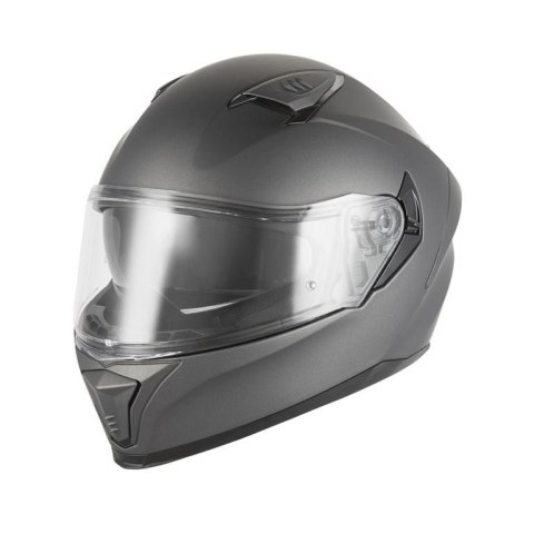 NOX KASK INTEGRALNY (FULL FACE) Z BLENDĄ N402 SOLID KOLOR TYTANOWY MAT ROZMIAR S