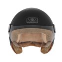 NOX KASK OTWARTY JET Z BLENDĄ N210 EVO KOLOR CZARNY MAT ROZMIAR XL