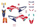 BLACKBIRD KOMPLET NAKLEJEK (OKLEIN) HONDA CRF 250R '25; CRF 450R '25-'26 REPLICA TEAM HRC 25 HONDA