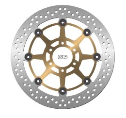 NG TARCZA HAMULCOWA PRZÓD CAGIVA 650/1000 RAPTOR (300x61x5) (6X8,5MM) ZŁOTY ŚRODEK