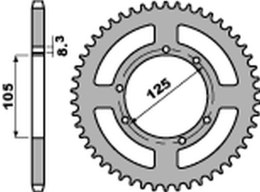 PBR PROMOCJA ZĘBATKA TYLNA 4513 49 C45 YAMAHA YZF 125R '08-'20, MT-125 '15-'20 (JTR1844.49) (ŁAŃC. 428) (MADE IN ITALY)