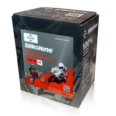 SILKOLENE FUCHS OLEJ SILNIKOWY 100% SYNTETYCZNY ESTER PRO 4 XP 10W50 4L (NT)