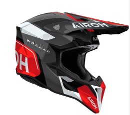 AIROH KASK CROSS / ENDURO / ATV / QUAD WRAAAP CONQUER KOLOR CZARNY/CZERWONY/BIAŁY ROZMIAR M