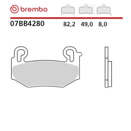 BREMBO KLOCKI HAMULCOWE KH779 ROAD / OFF ROAD GENUINE SINTER (SPIEK METALICZNY MIESZANKA OEM) BMW R 1300 GS / ADV / R / RS / RT 