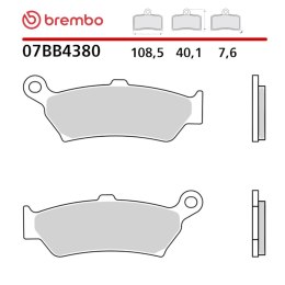 BREMBO KLOCKI HAMULCOWE KH781 ROAD / OFF ROAD GENUINE SINTER (SPIEK METALICZNY MIESZANKA OEM) BMW R 1300 GS / ADV / R / RS / RT 