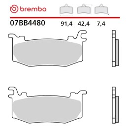 BREMBO KLOCKI HAMULCOWE ROAD / OFF ROAD GENUINE SINTER (SPIEK METALICZNY MIESZANKA OEM) APRILIA RSV4 / FACTORY '25, DUCATI PANIG