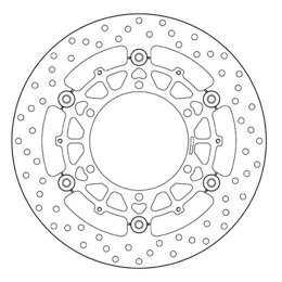 BREMBO TARCZA HAMULCOWA PRZÓD PŁYWAJĄCA BMW K1 '88-'93, K 100 RS '89-'92, K 1100 LT '93-'99, K 1100 RS '92-'96, R 1100 R / RS / 