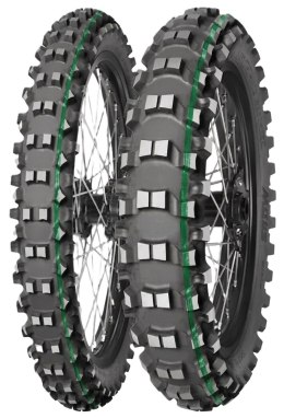 MITAS OPONA 110/100-18 TERRA FORCE-EX SM SUPER LIGHT (TECHNICAL ENDURO) (ZIELONY PASEK) 64R TYŁ TT DOT 12/2026 (zamiennik : 7000