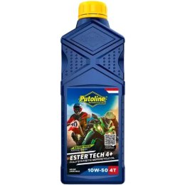 PUTOLINE OLEJ SILNIKOWY 4T 100% SYNTETYK ESTER TECH 4+ 10W50 4L (ROAD / OFF ROAD) (AKC)