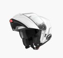 SENA 2026/07 KASK OUTRUSH 2 SZCZĘKOWY Z INTERKOMEM MESH 3.0 DO 1200M ROZMIAR M KOLOR BIAŁY ( ECE R22.06 ) (EL)