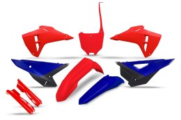 UFO 2026/07 KOMPLET PLASTIKÓW HONDA CRF 250 R / RWE '25-'27, CRF 450 R / RWE '25-'26, KOLOR OEM 2027 (CZERWONY / NIEBIESKI)