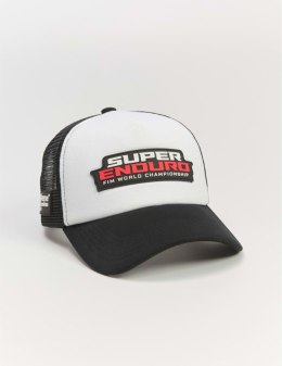 DIVERSE PROMOCJA EXTREME TEAM CZAPKA Z DASZKIEM ENDR (SUPERENDURO) MESH Z SIATECZKĄ KOLOR CZARNY-BIAŁY ROZMIAR UNIWERSALNY